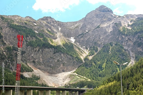 Hohe Tauern mit Autobahn photo