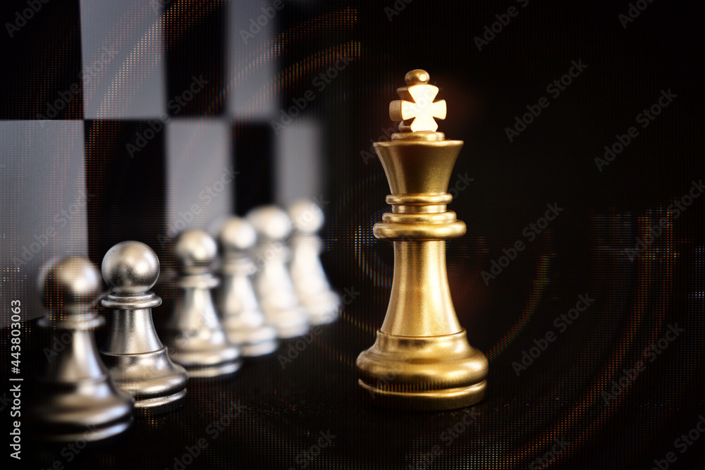 Image of chess game. Business, competition, strategy, leadership and success concept Image of chess game. Business, competition, strategy, leadership and success concept