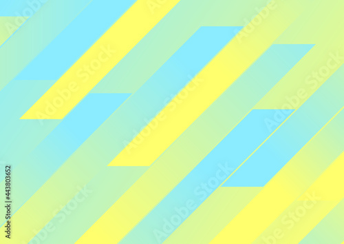 Abstract cyan yellow pastel geometric tech vector background