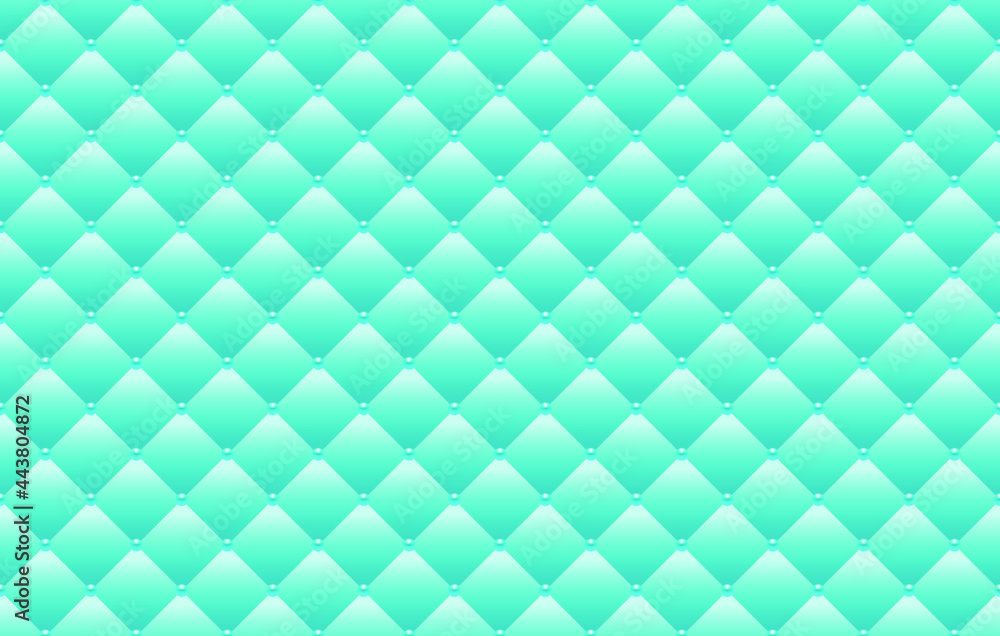 Fototapeta premium Blue luxury background with blue beads. Seamless vector illustration.
