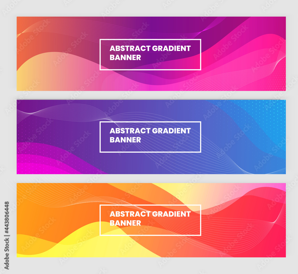 Fototapeta premium Beautiful gradient background for banners web ads and promotion