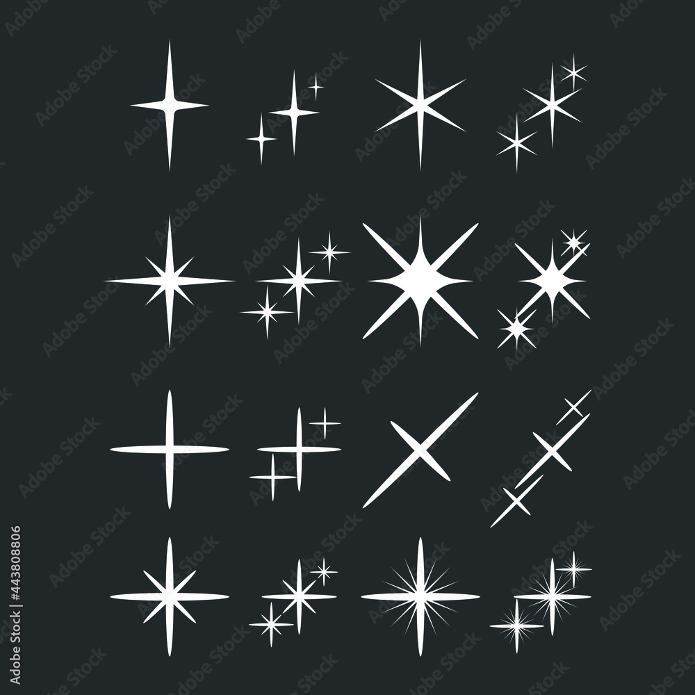 black and white stars black and white stars