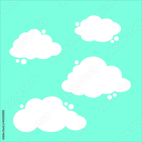 set of clouds