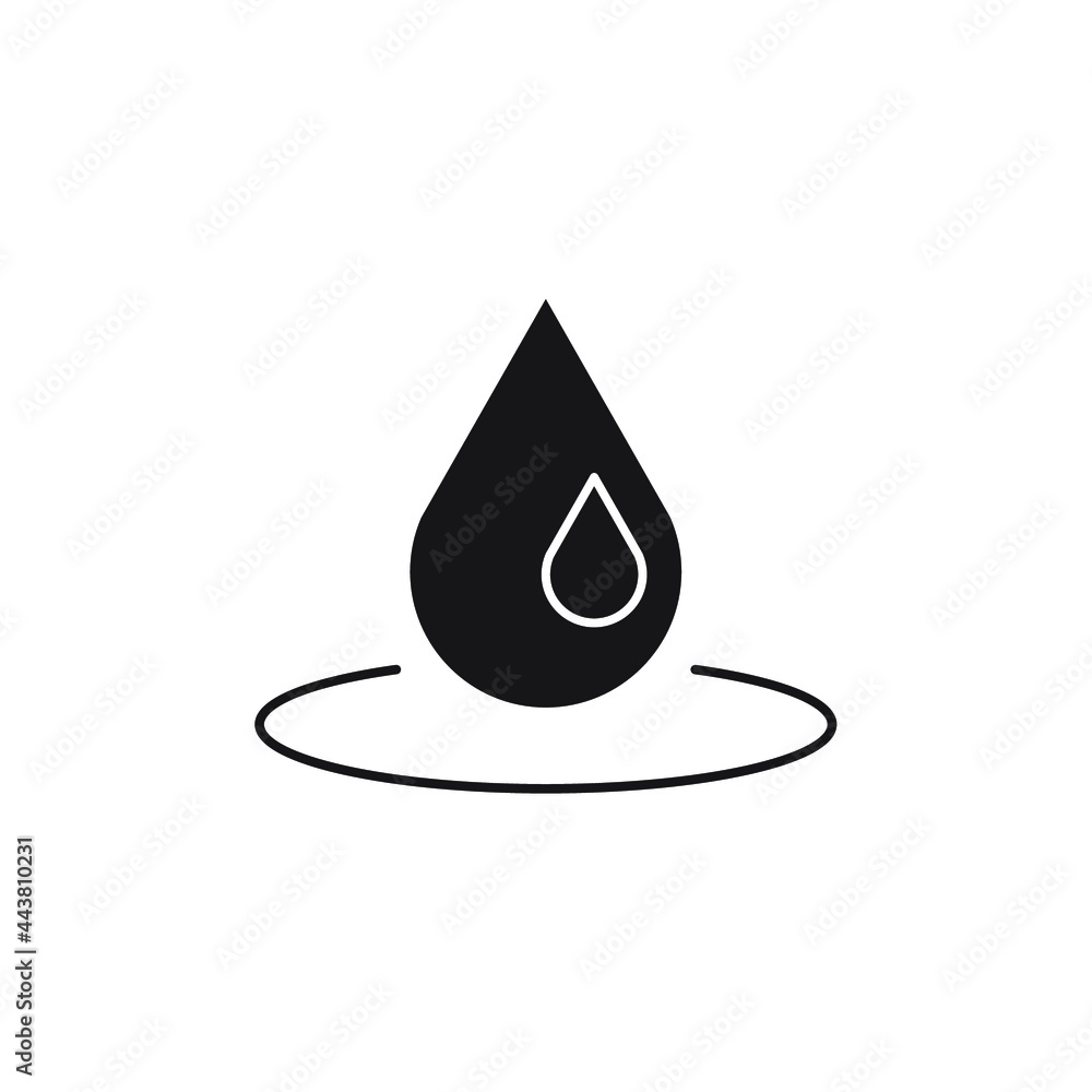 Fototapeta premium water icons symbol vector elements for infographic web