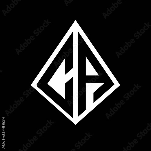 Free Download CA logo letters monogram with prisma shape design template - GFXLoad