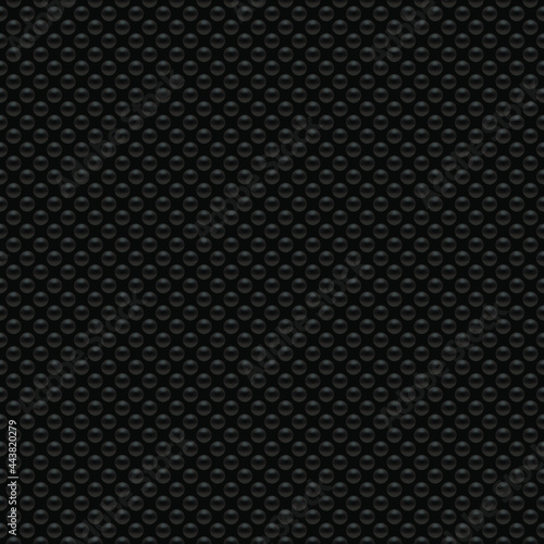 Wallpaper Mural Black luxury background with black beads and rhombuses. Seamless vector illustration.  Torontodigital.ca