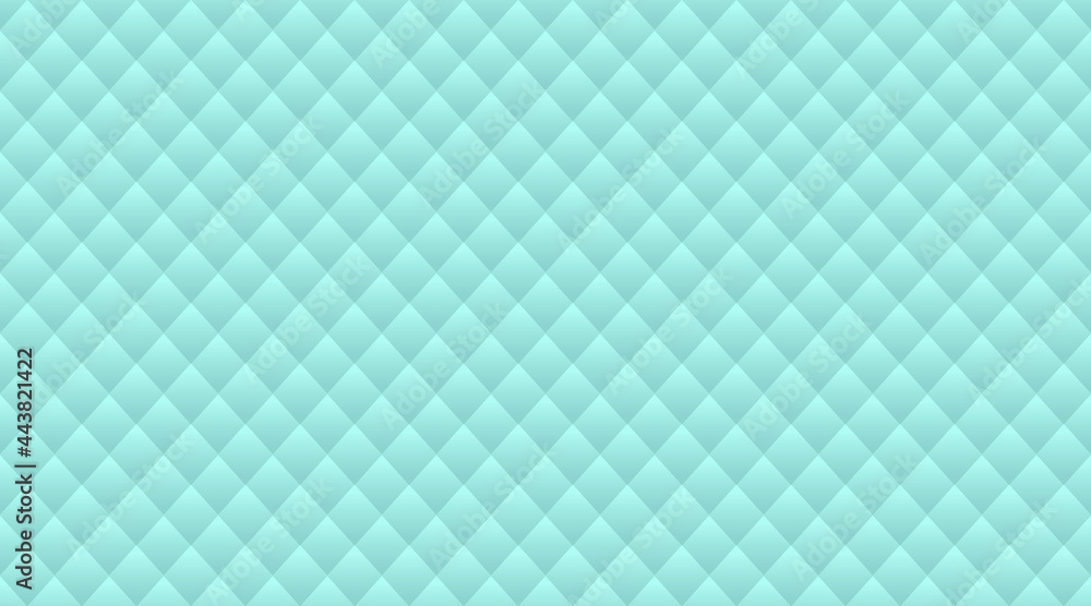 Fototapeta premium Blue rhombuses background. Seamless vector illustration. 