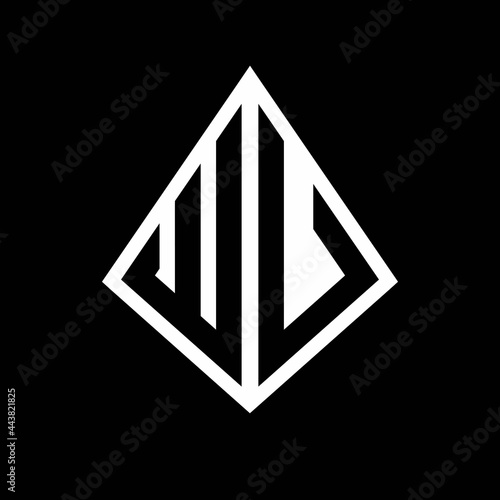 WU logo letters monogram with prisma shape design template Free Download WU logo letters monogram with prisma shape design template - GFXLoad