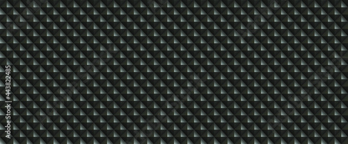 Wallpaper Mural Black background with rhombuses. Seamless vector illustration.  Torontodigital.ca
