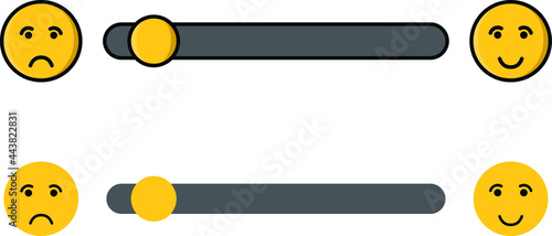 Rating Faces with switch Button