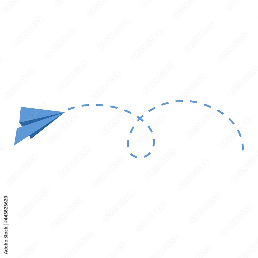 Paper plane icon isolated on white background. Vector illustration Paper plane icon isolated on white background. Vector illustration