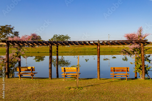 Detalhes do Parque Leolídio di Ramos Caiado na cidade de Goiânia.