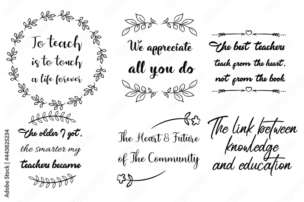 Quotes about education. School and teacher bundle
Quotes about education. School and teacher bundle