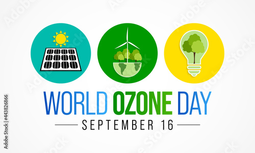 World Ozone day is observed every year on September 16 to spread awareness among people about the depletion of Ozone Layer and find possible solutions to preserve it. Vector illustration