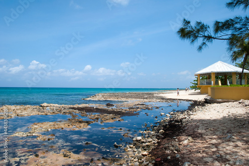 Grand Cayman Island Seven Mile Beach Rocky Shore