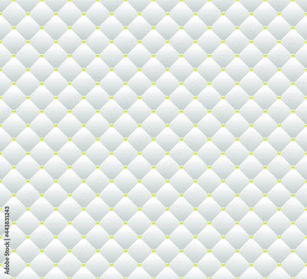 Fototapeta premium White luxury background. Seamless vector illustration.