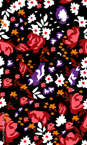 Wallpaper Mural Ditsy Flowers Torontodigital.ca
