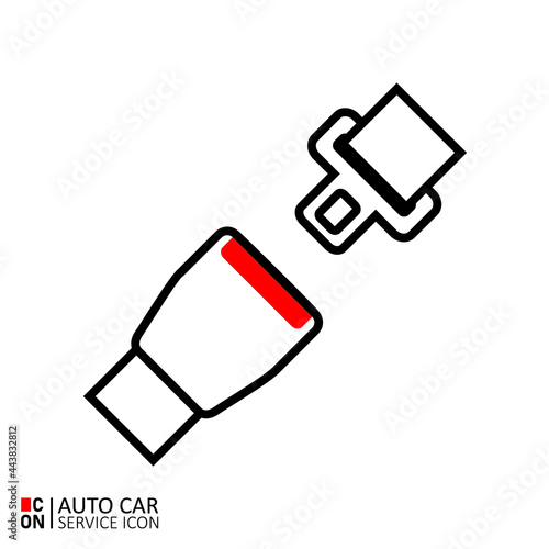 Picture of vehicle. Vector image of car service icon. Conception of automobiles.