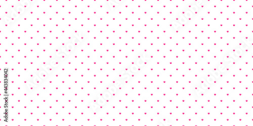 White luxury background with pink beads. Seamless vector illustration. 