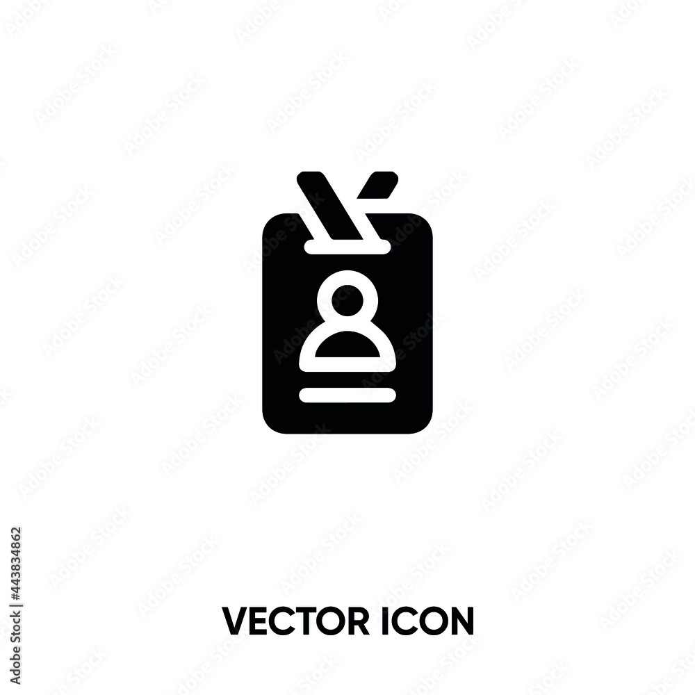 Press card vector icon. Modern, simple flat vector illustration for website or mobile app. ID card symbol, logo illustration. Pixel perfect vector graphics Press card vector icon. Modern, simple flat vector illustration for website or mobile app. ID card symbol, logo illustration. Pixel perfect vector graphics