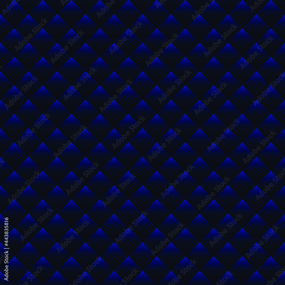 Obraz premium Blue rhombuses background. Seamless vector illustration. 