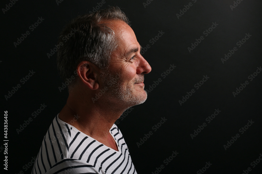 Portrait of a beautiful mature man Portrait of a beautiful mature man