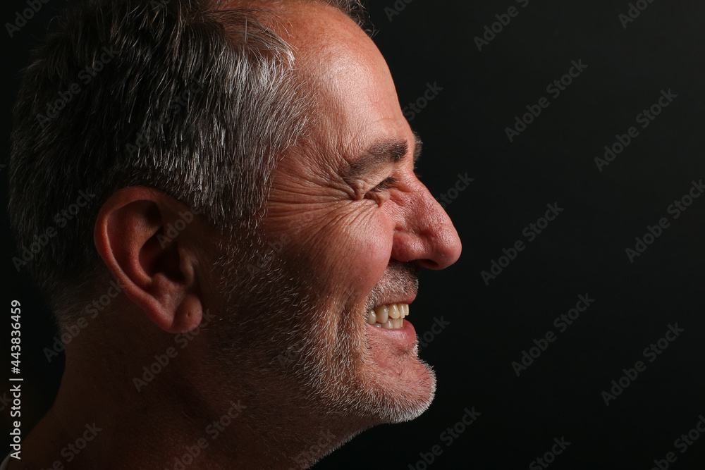 Obraz premium Portrait of a beautiful mature man