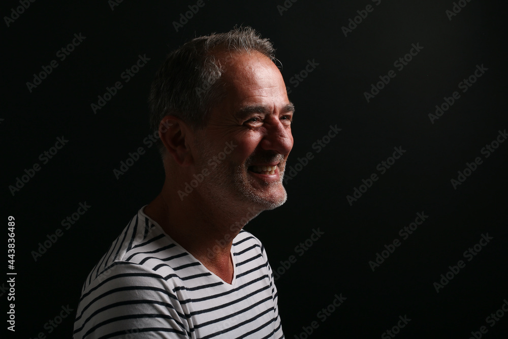 Portrait of a beautiful mature man Portrait of a beautiful mature man