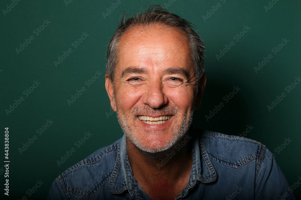 Portrait of a beautiful mature man Portrait of a beautiful mature man
