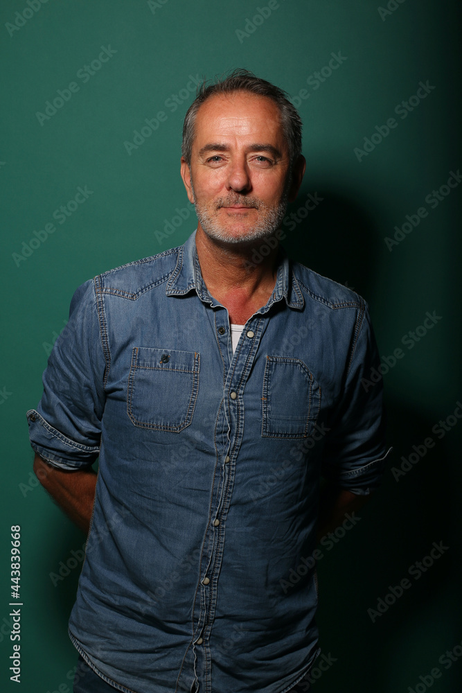 Portrait of a beautiful mature man Portrait of a beautiful mature man