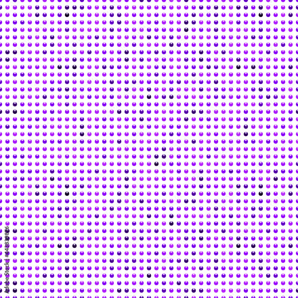 White luxury background with purple beads. Seamless vector illustration. White luxury background with purple beads. Seamless vector illustration.