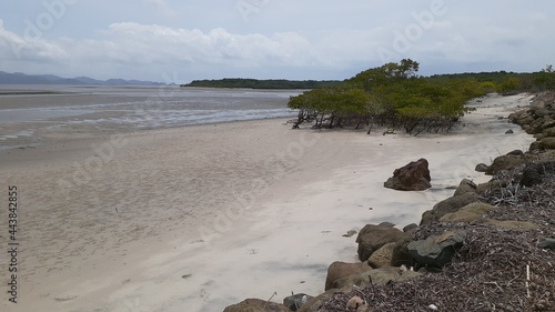 beach on the pacific ocean, punta chame, Panama