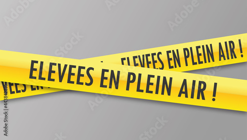 Logo élevées en plein air.