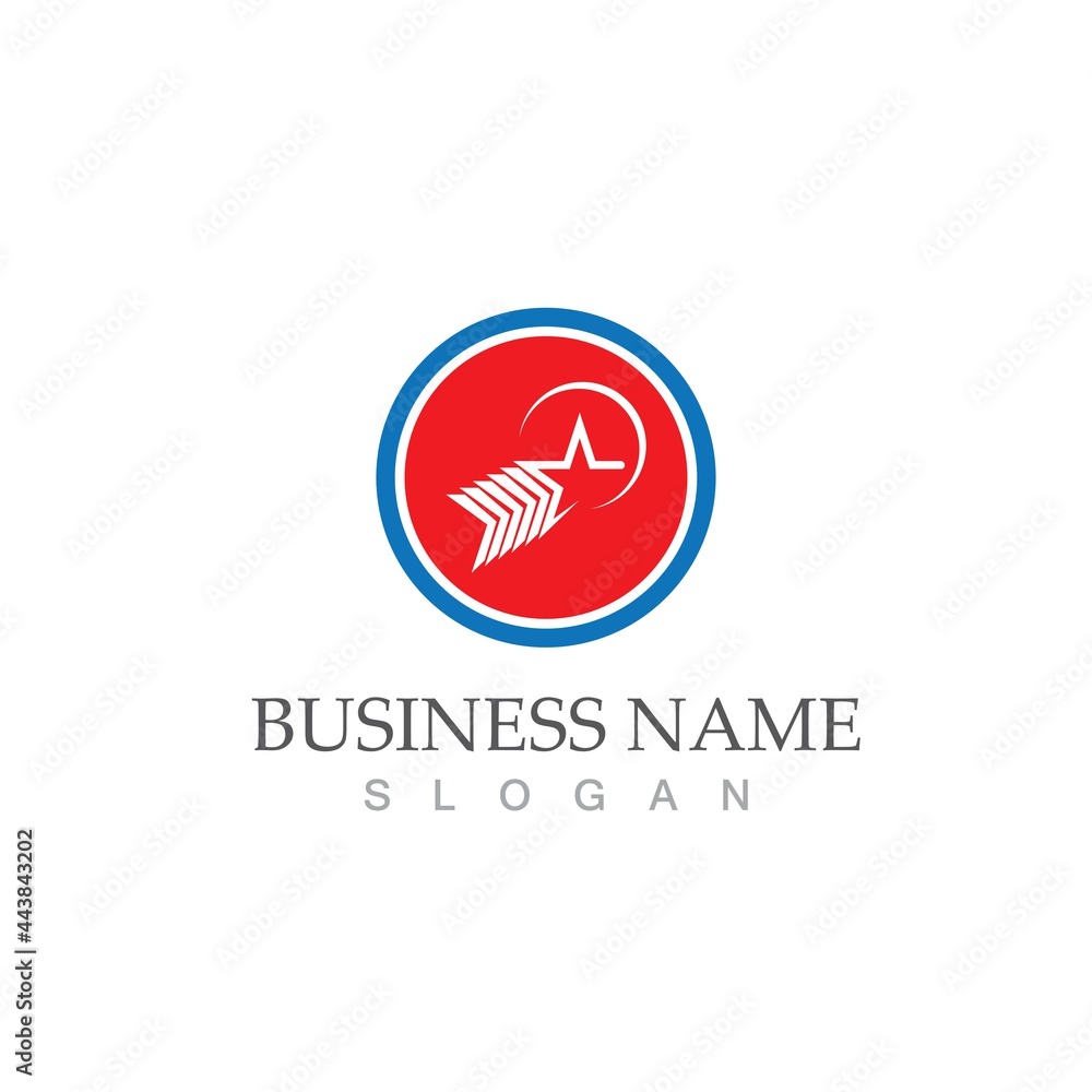 Obraz premium Star icon Template