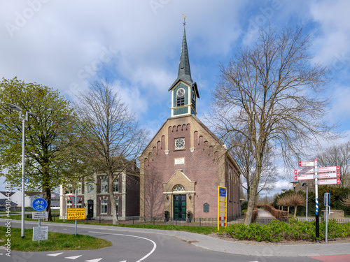 HISTORICAL BUILDING Het Brakenkerkje aan de Dorpsstraat in Obdam  photo
