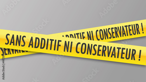 Logo sans additif ni conservateur.
