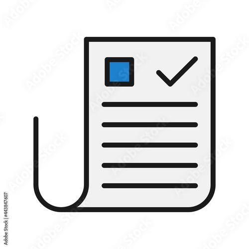  consent Line Filled Vector Icon Design