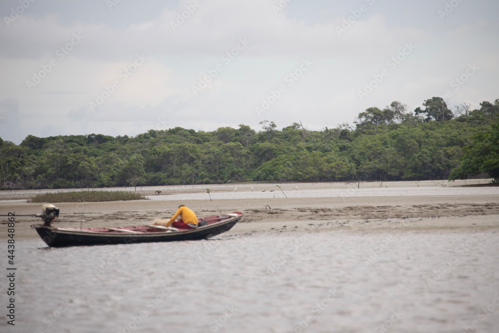 Obraz premium kayak on the river