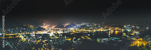 Night view from Nabekanmuriyama Park