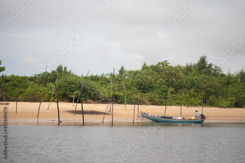 boat on the river