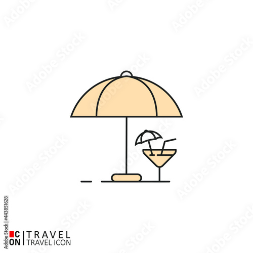 Conception of travel. Vector picture