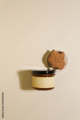 peanut butter in closed jar