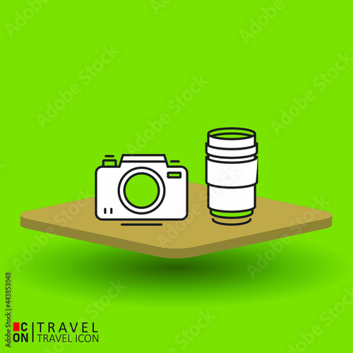 Conception of travel. Vector picture