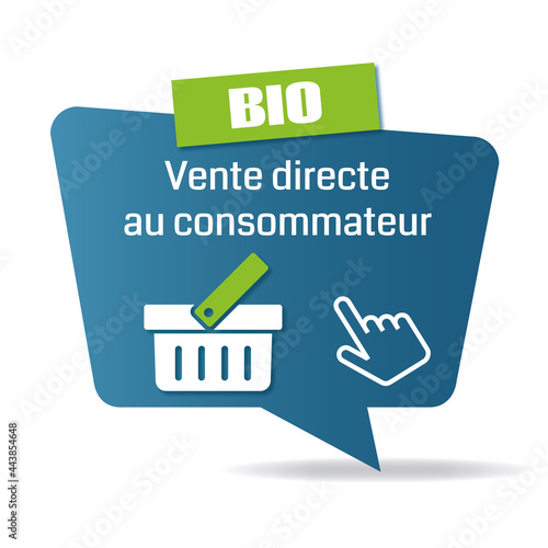 Logo vente directe au consommateur.