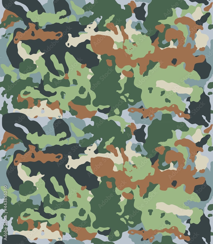 Fototapeta premium Seamless texture military camouflage