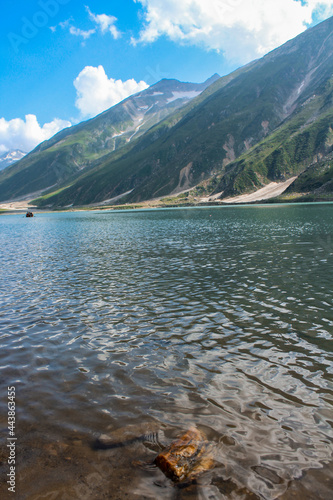 Vertical view of Lake Saif-ul-Malook Naran Kpk, Pakistan