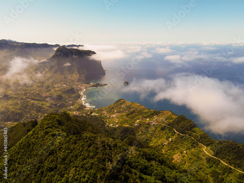 Madeira island north coast penha d'águia Porto da Cruz