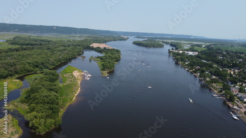 Wabasha, Minnesota - Mississippi River Bluff