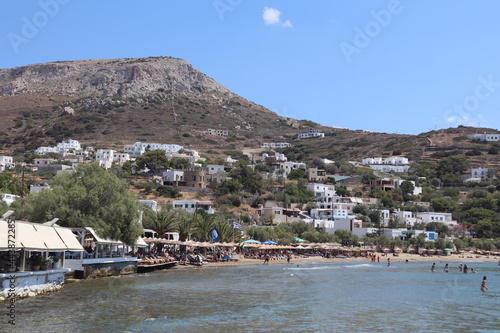 A cliff view in Syros