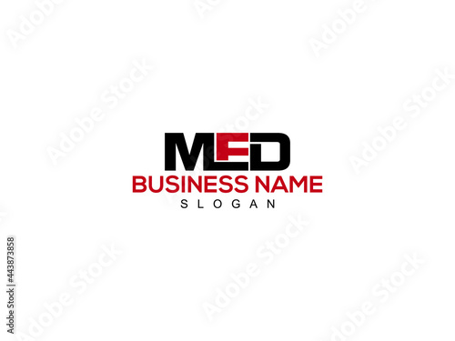 Letter MED Logo Icon Vector Image Design For Company or Business